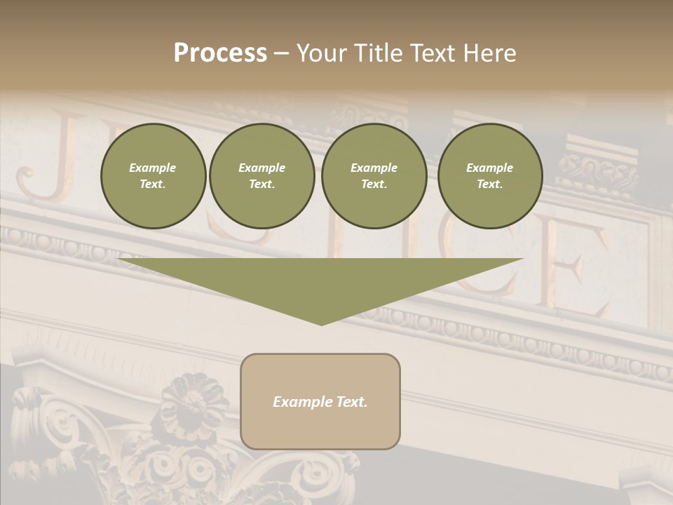 Edifice Column Proceeding PowerPoint Template