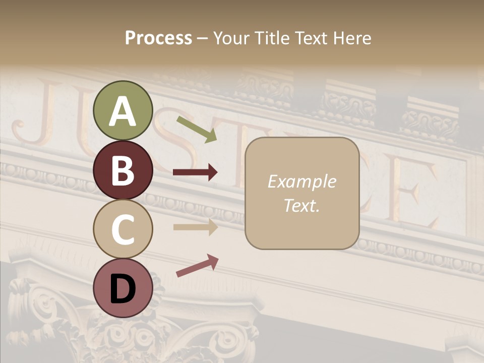Edifice Column Proceeding PowerPoint Template
