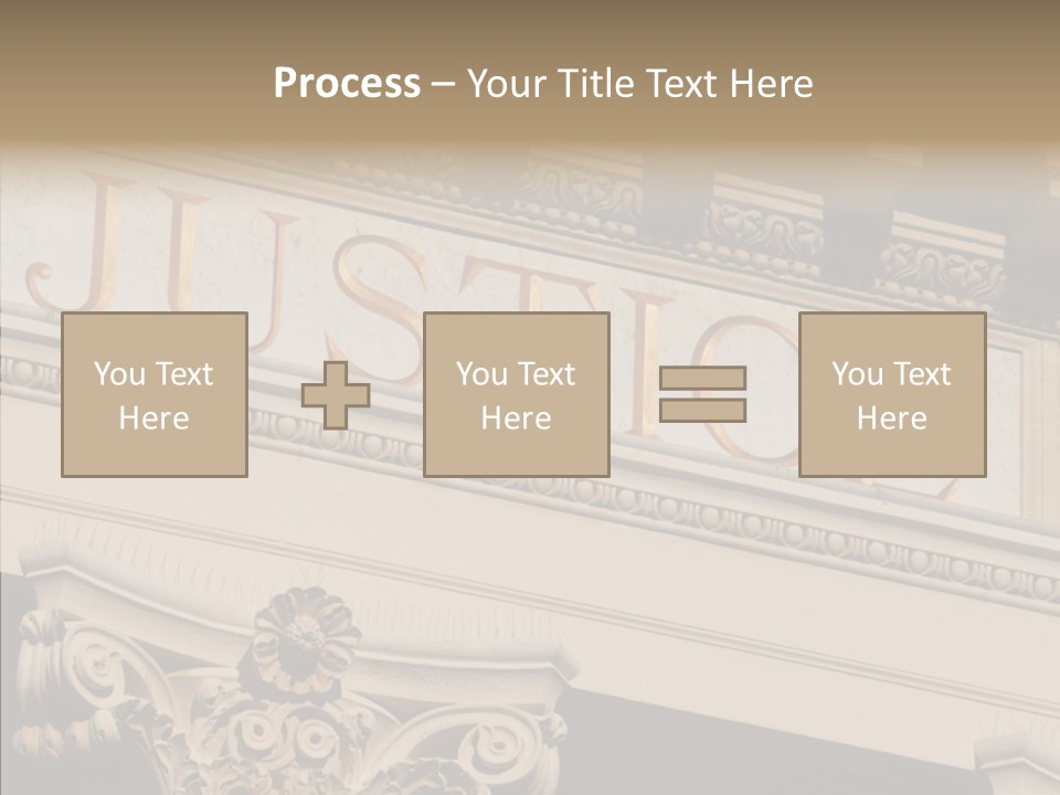Edifice Column Proceeding PowerPoint Template