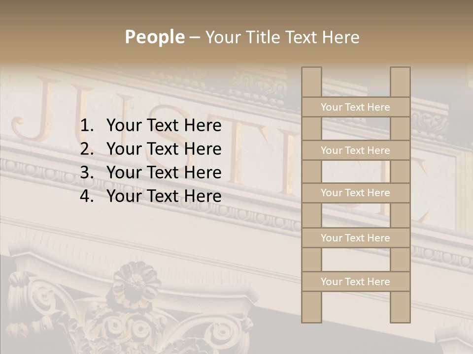 Edifice Column Proceeding PowerPoint Template