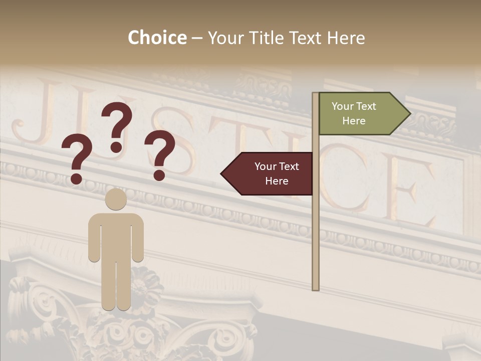 Edifice Column Proceeding PowerPoint Template