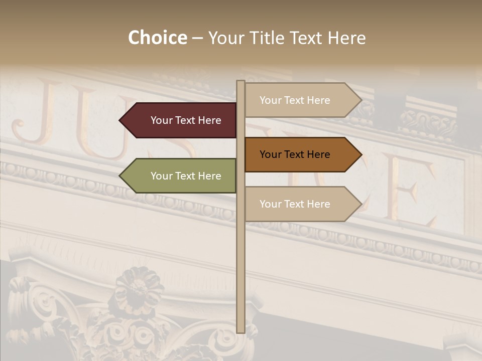 Edifice Column Proceeding PowerPoint Template