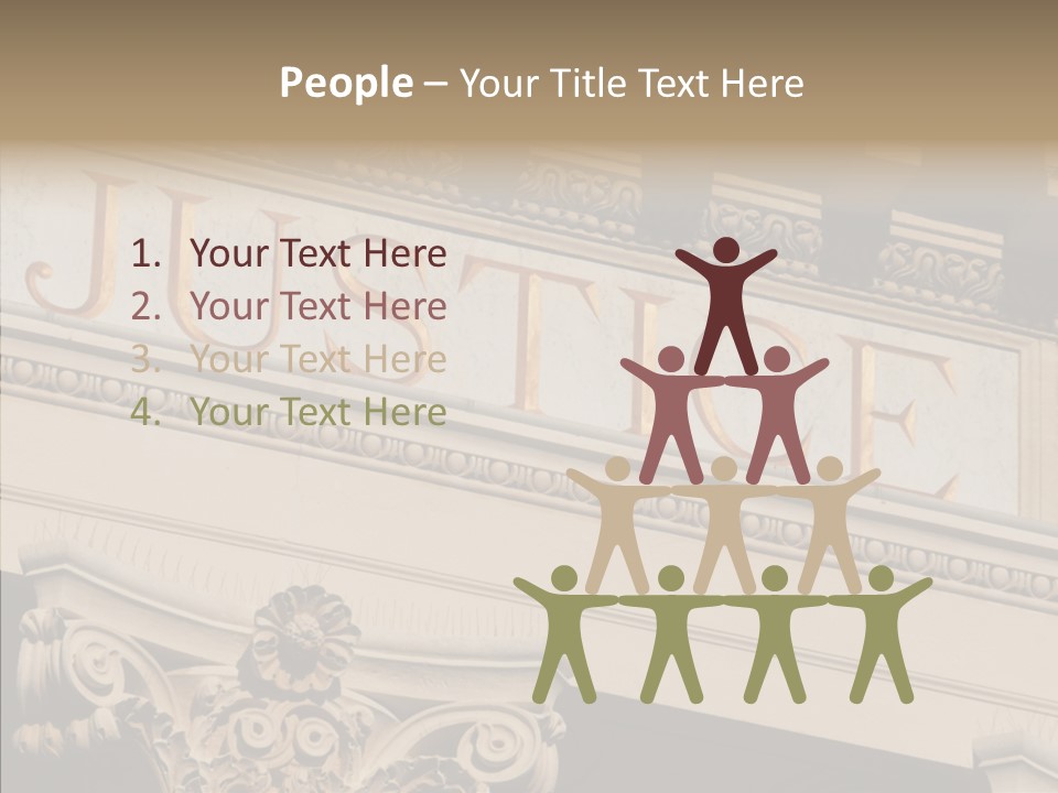 Edifice Column Proceeding PowerPoint Template