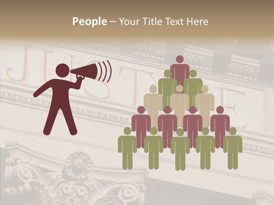 Edifice Column Proceeding PowerPoint Template