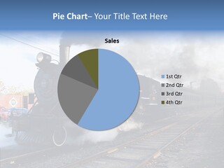 Train Steam Locomotive PowerPoint Template