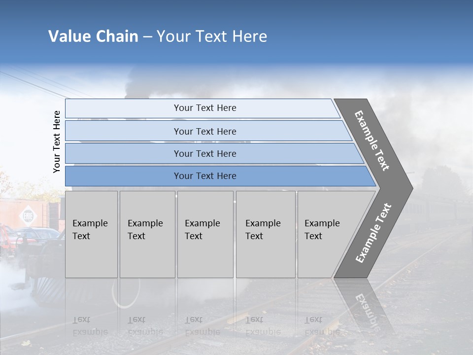 Train Steam Locomotive PowerPoint Template