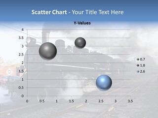 Train Steam Locomotive PowerPoint Template