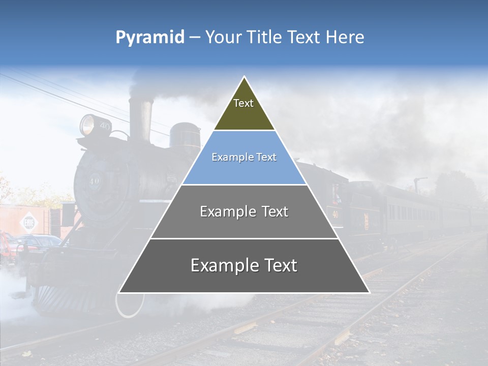 Train Steam Locomotive PowerPoint Template