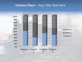 Train Steam Locomotive PowerPoint Template