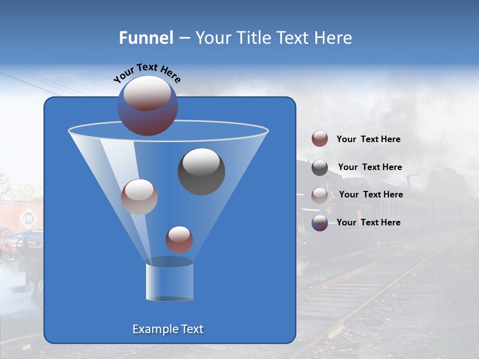 Train Steam Locomotive PowerPoint Template