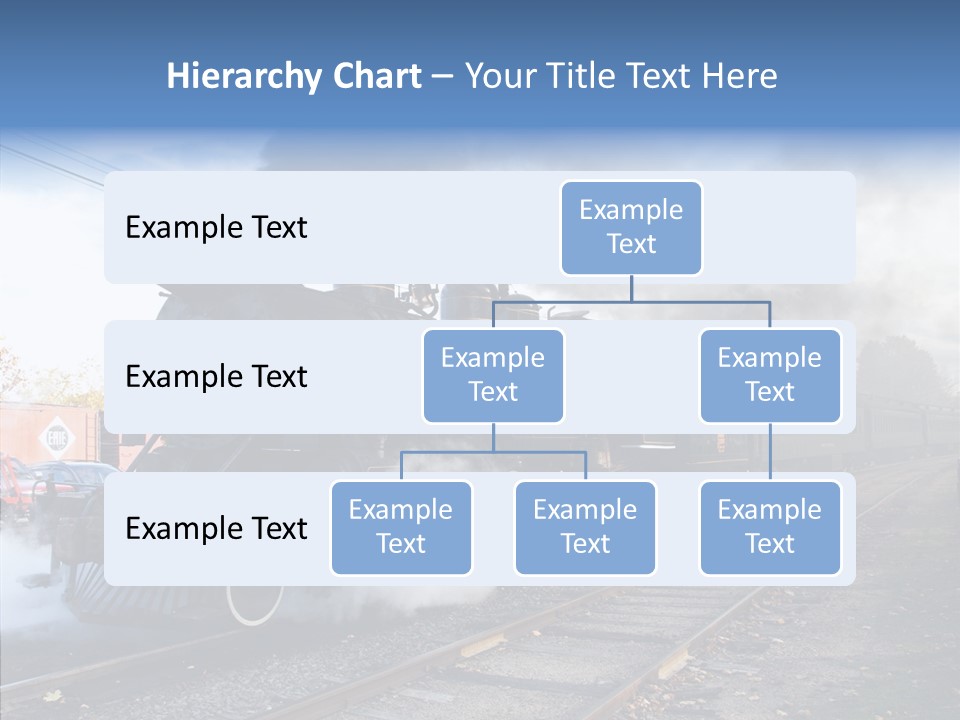 Train Steam Locomotive PowerPoint Template
