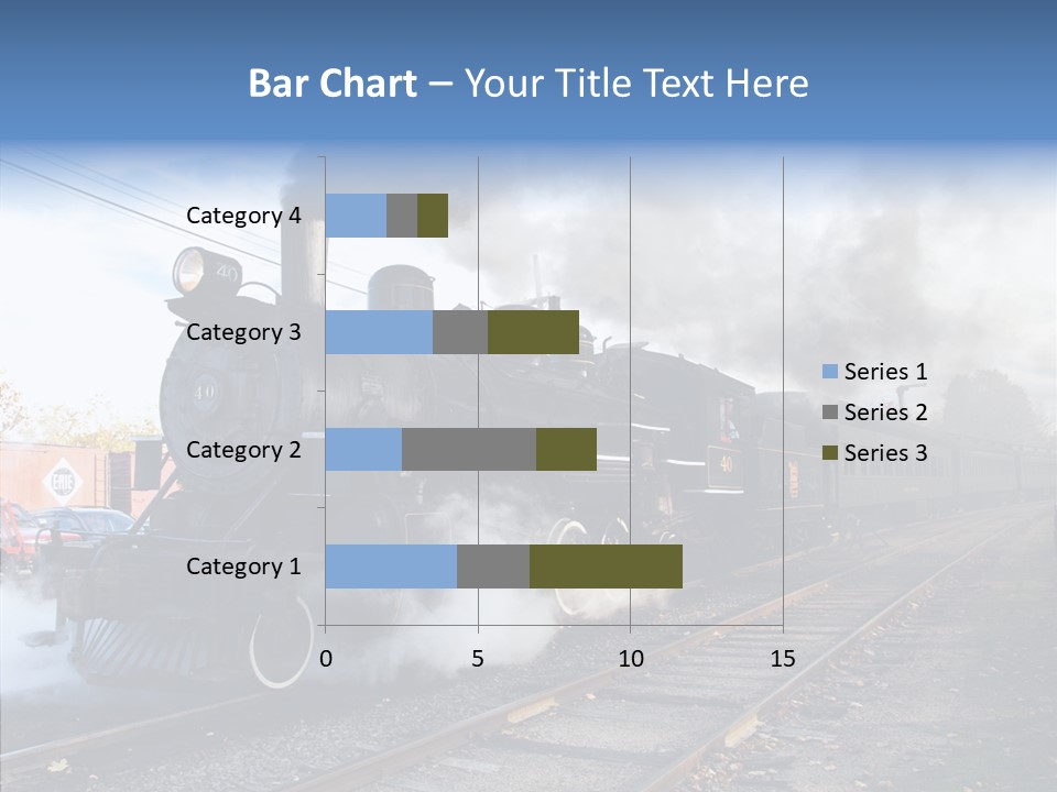 Train Steam Locomotive PowerPoint Template