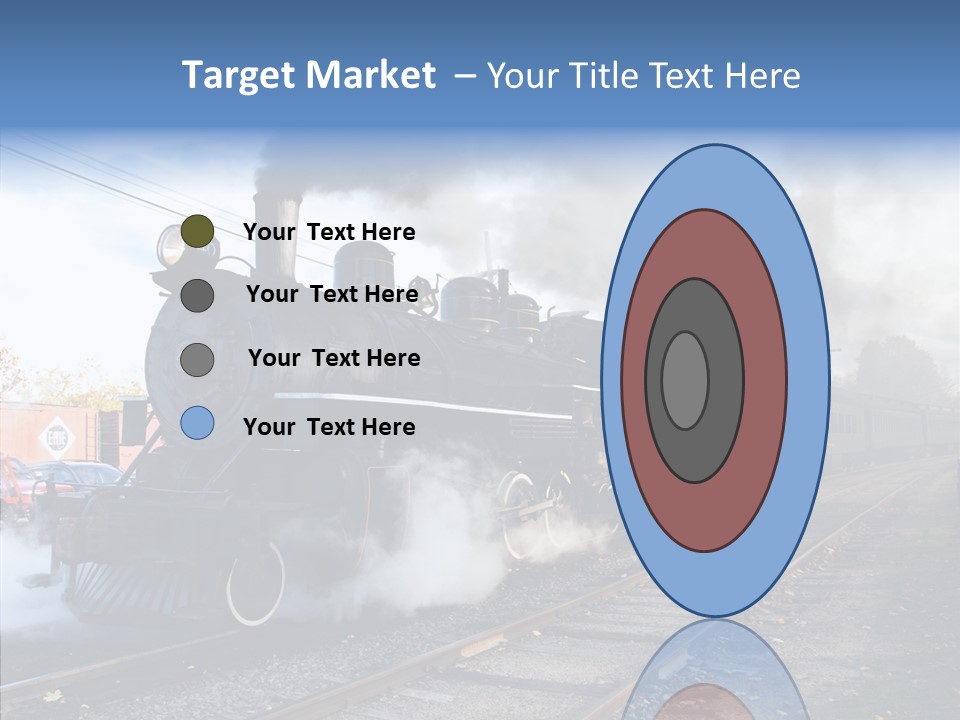 Train Steam Locomotive PowerPoint Template