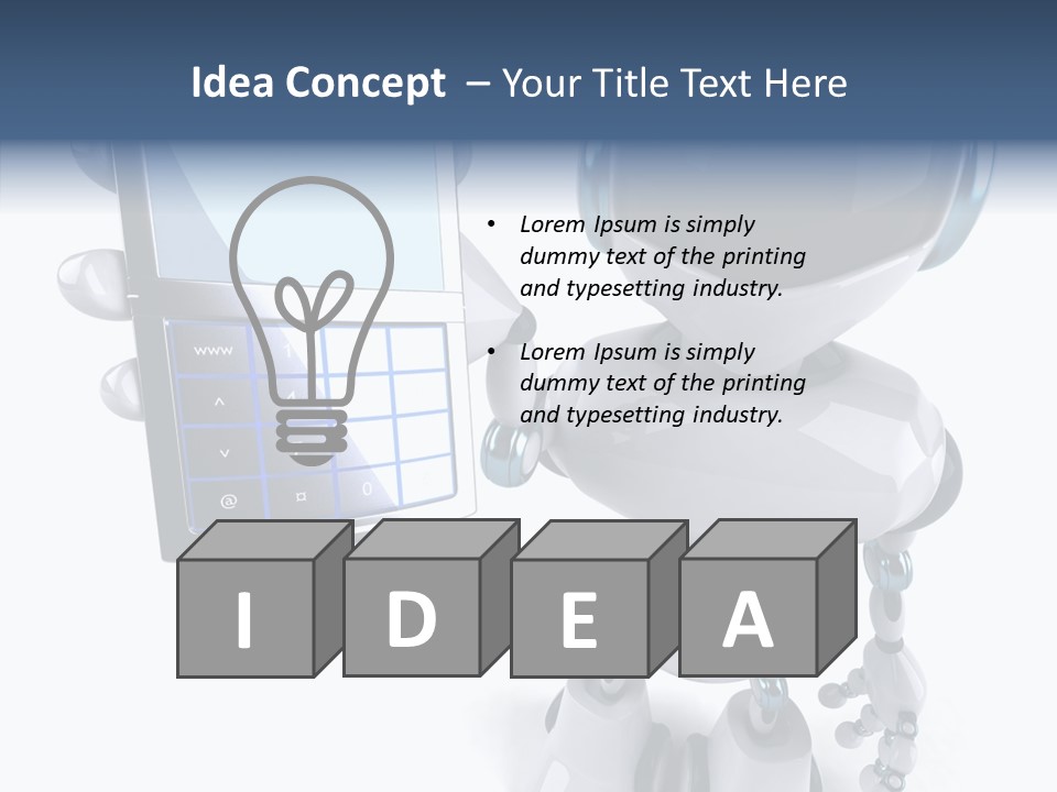 Telephony Fiction Modern PowerPoint Template