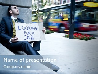 Cardboard Problem Ruined PowerPoint Template