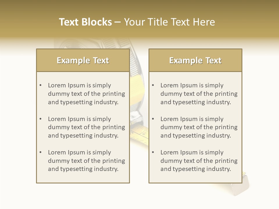 Carpentry One Distance PowerPoint Template