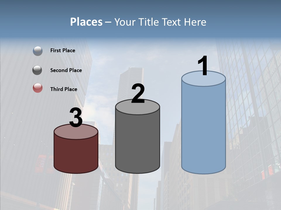 Skyscraper Building Texas PowerPoint Template