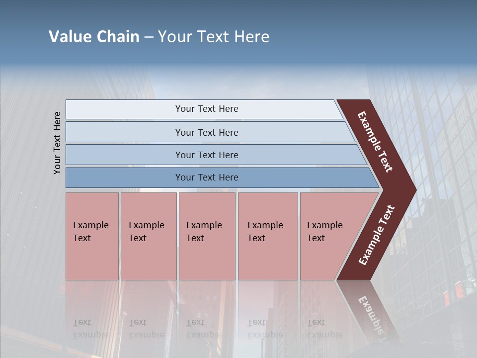 Skyscraper Building Texas PowerPoint Template