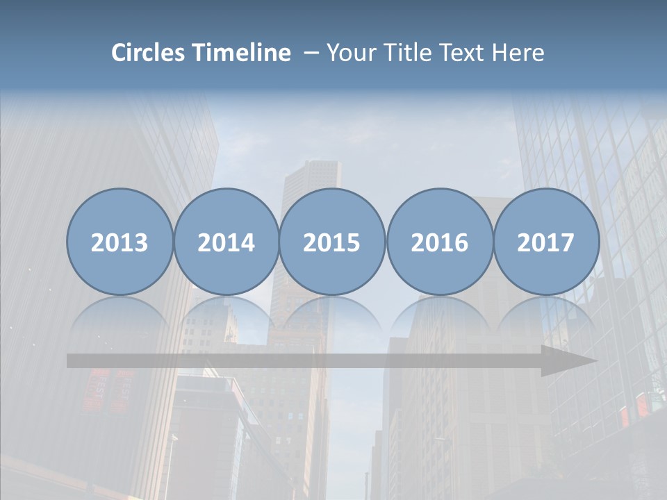 Skyscraper Building Texas PowerPoint Template