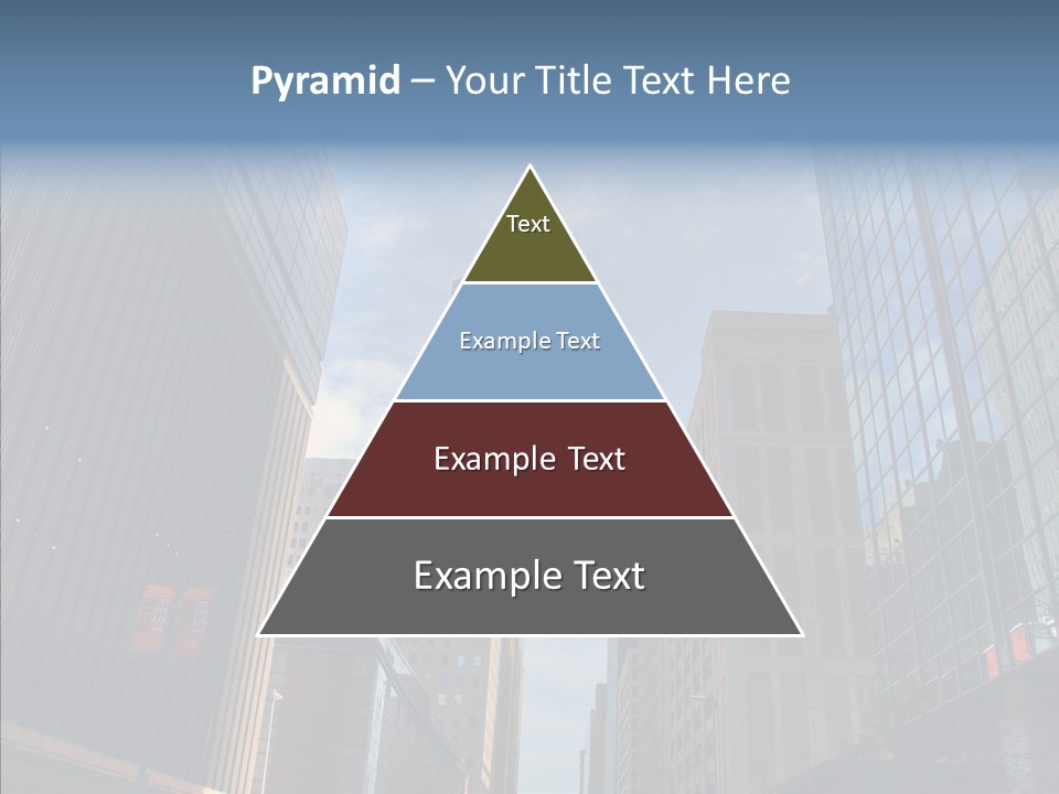 Skyscraper Building Texas PowerPoint Template