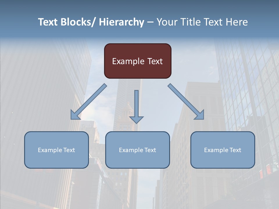 Skyscraper Building Texas PowerPoint Template