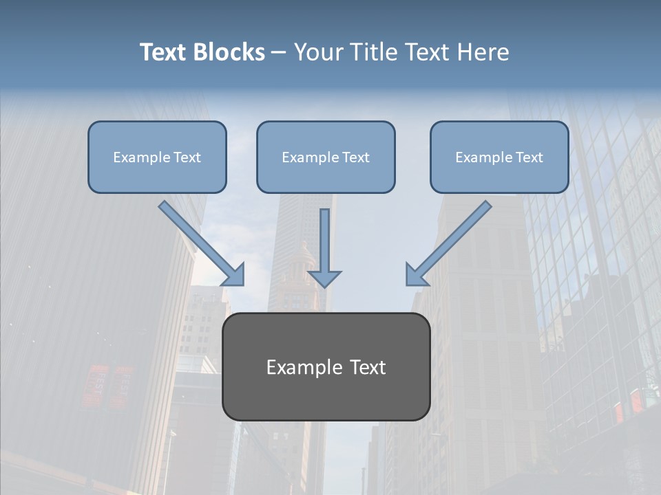 Skyscraper Building Texas PowerPoint Template