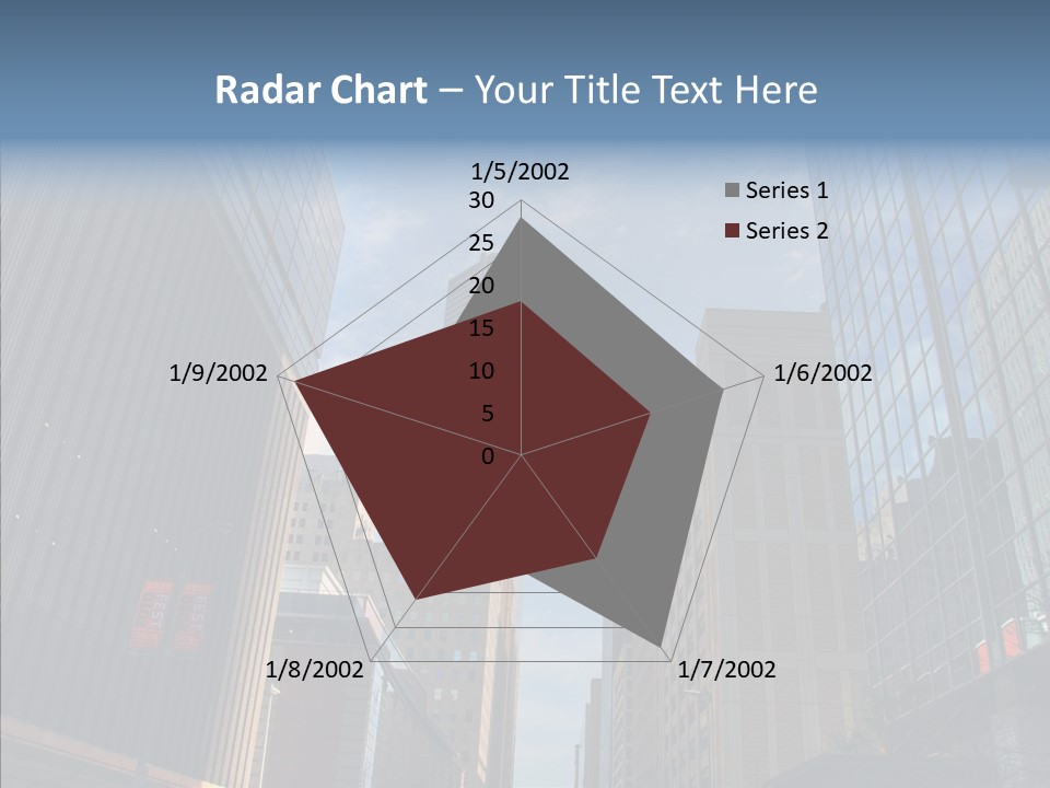 Skyscraper Building Texas PowerPoint Template