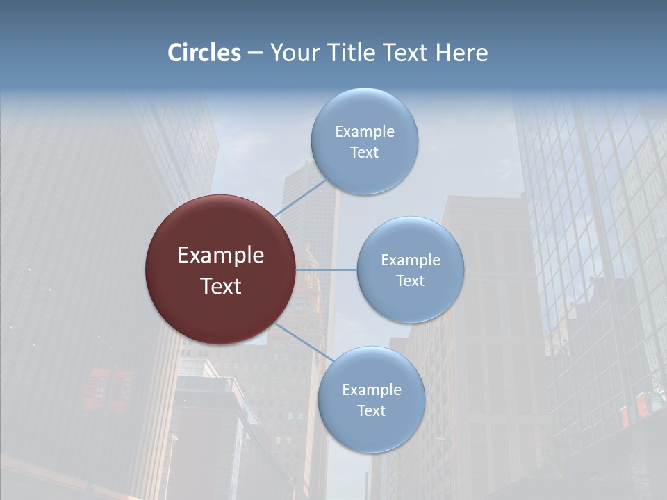 Skyscraper Building Texas PowerPoint Template