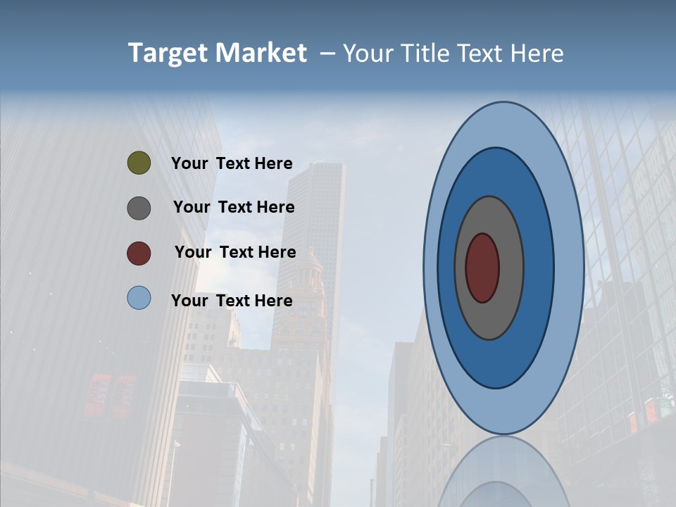 Skyscraper Building Texas PowerPoint Template