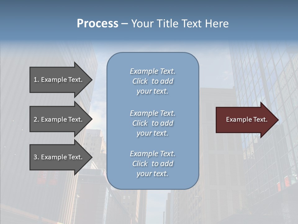 Skyscraper Building Texas PowerPoint Template
