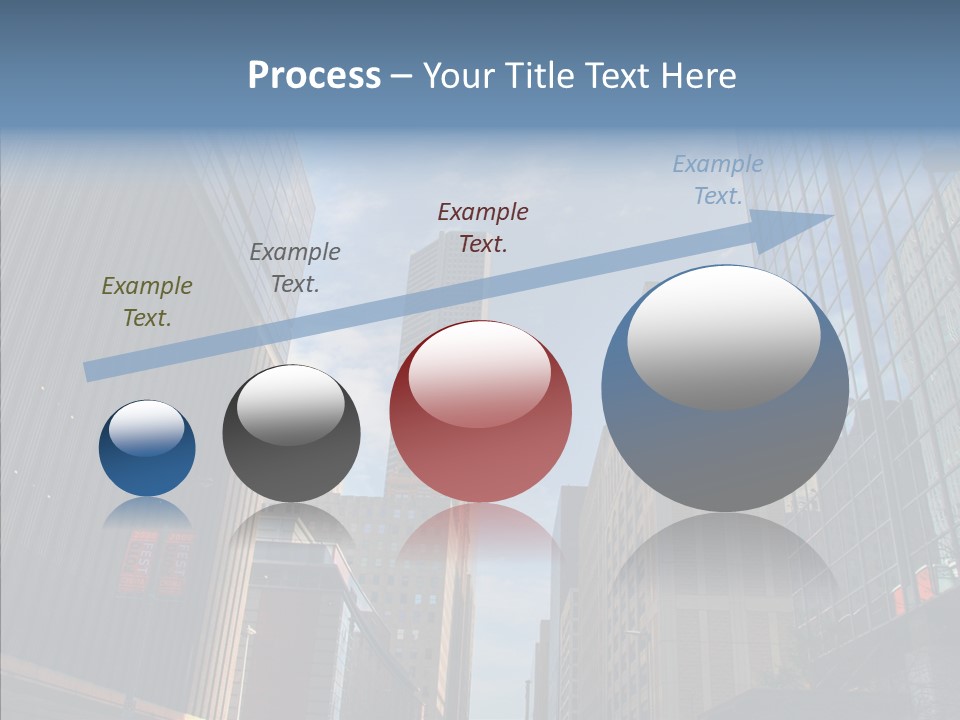 Skyscraper Building Texas PowerPoint Template