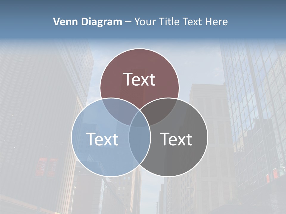 Skyscraper Building Texas PowerPoint Template