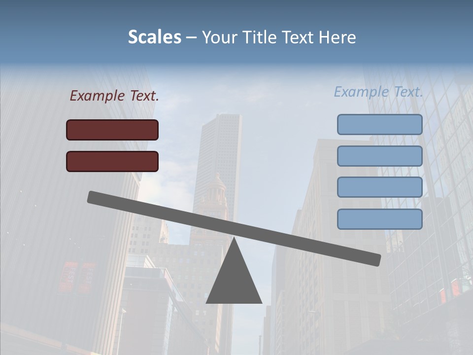 Skyscraper Building Texas PowerPoint Template