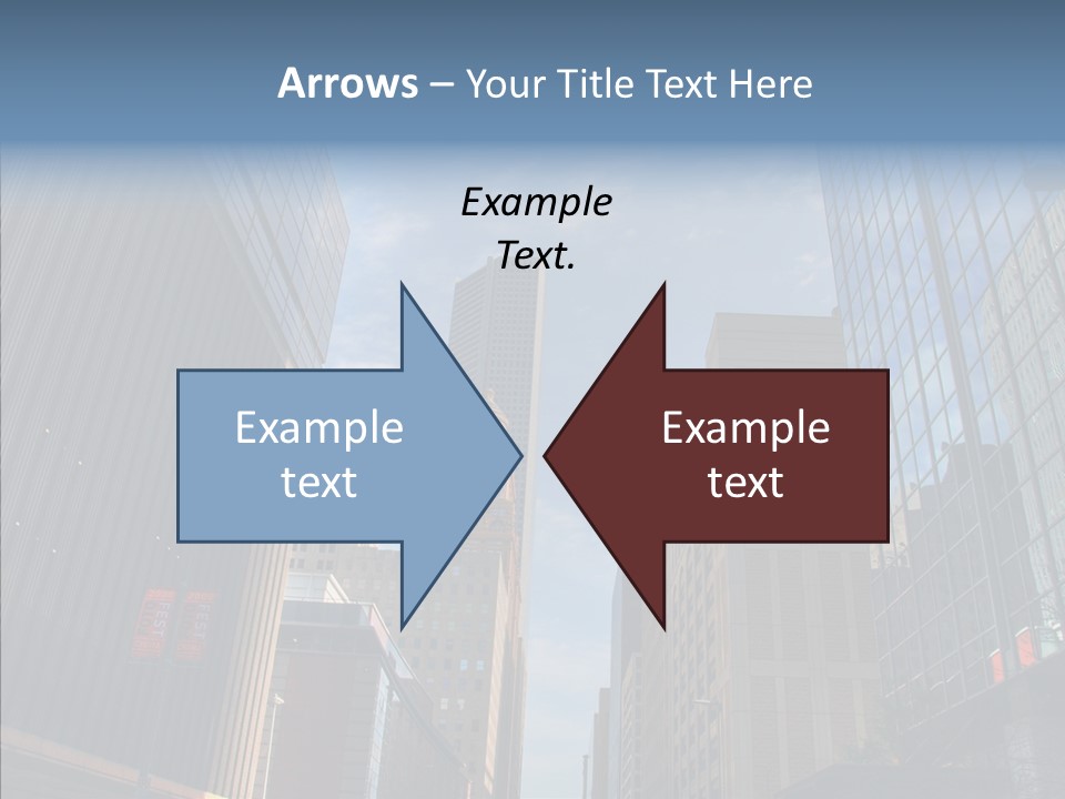 Skyscraper Building Texas PowerPoint Template