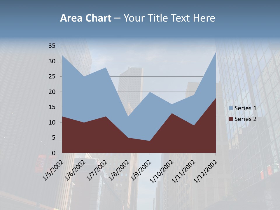 Skyscraper Building Texas PowerPoint Template