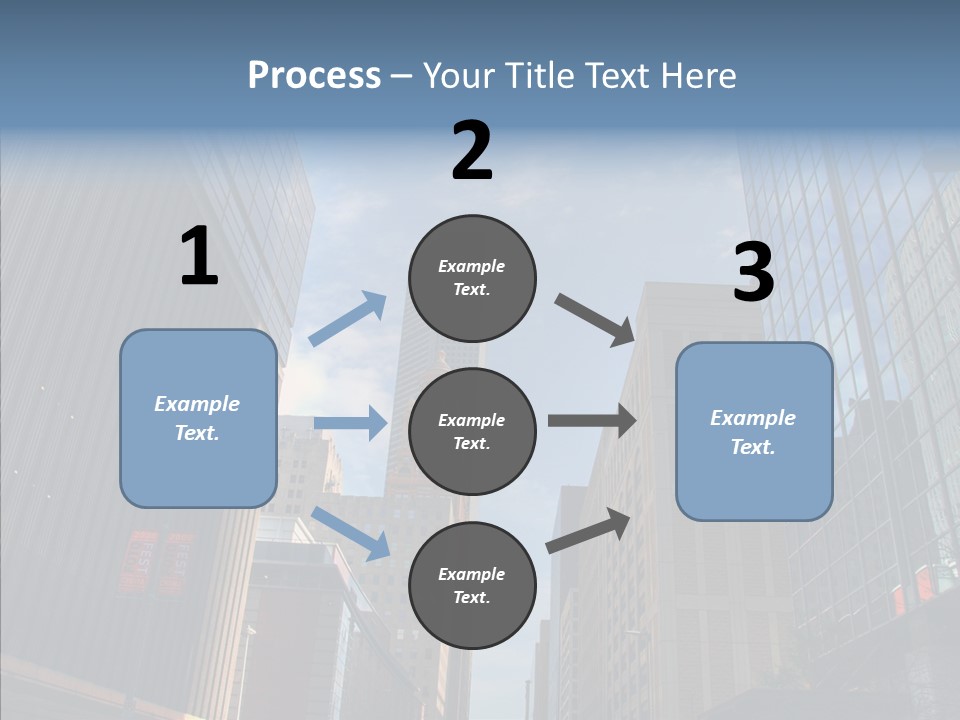 Skyscraper Building Texas PowerPoint Template
