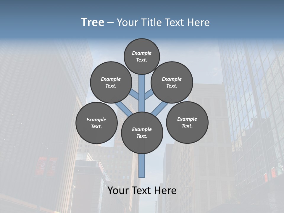 Skyscraper Building Texas PowerPoint Template