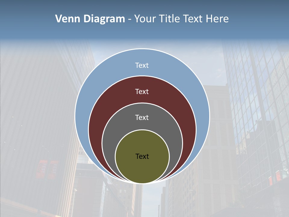 Skyscraper Building Texas PowerPoint Template