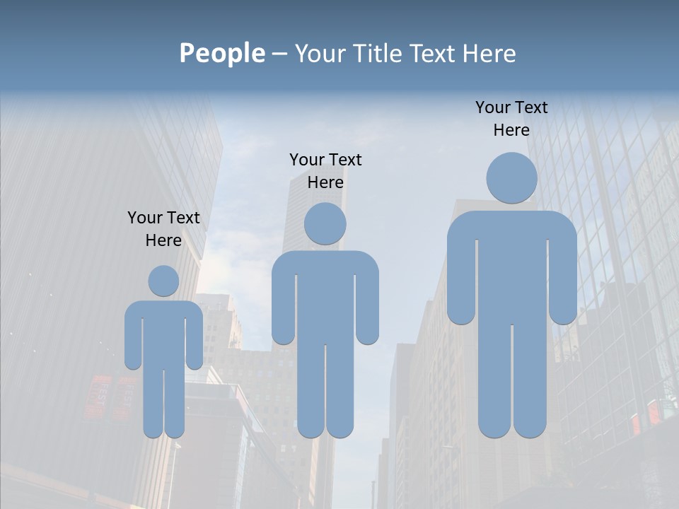 Skyscraper Building Texas PowerPoint Template