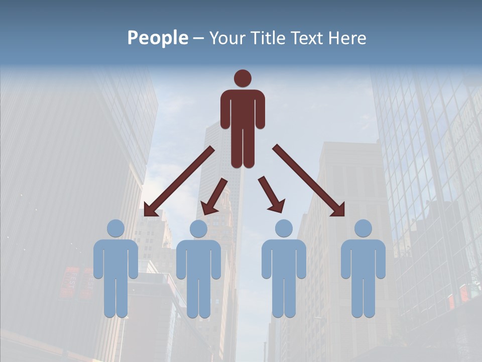 Skyscraper Building Texas PowerPoint Template
