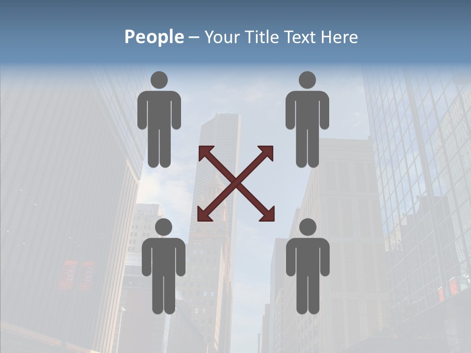 Skyscraper Building Texas PowerPoint Template