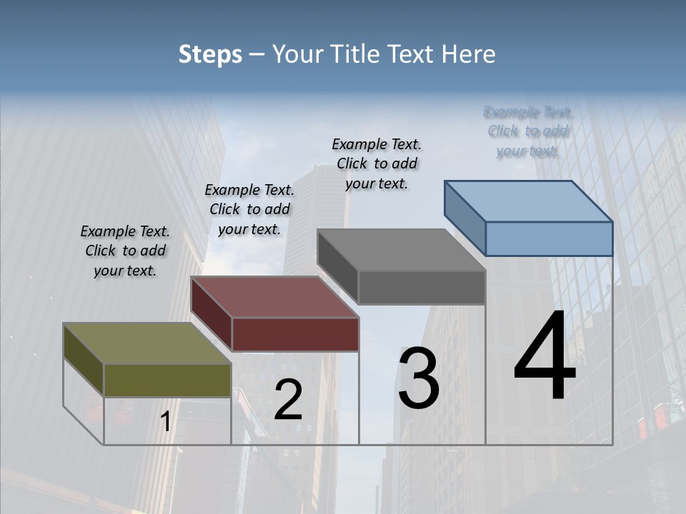 Skyscraper Building Texas PowerPoint Template