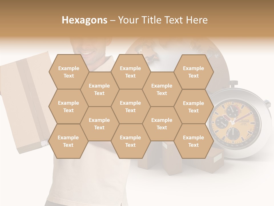 Courier Delivery Good On Time PowerPoint Template