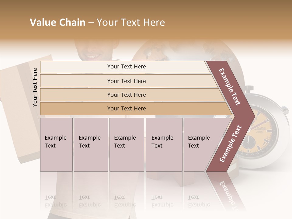Courier Delivery Good On Time PowerPoint Template