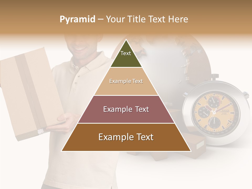 Courier Delivery Good On Time PowerPoint Template