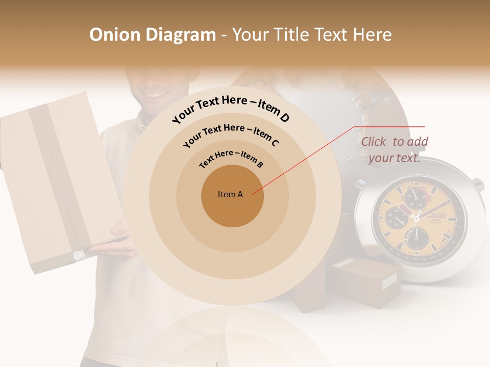 Courier Delivery Good On Time PowerPoint Template