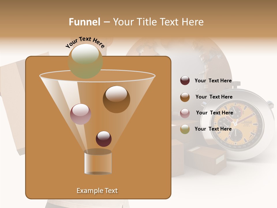 Courier Delivery Good On Time PowerPoint Template