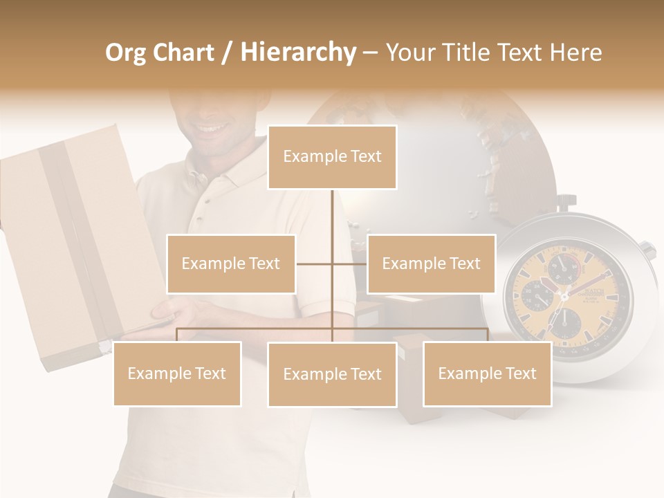 Courier Delivery Good On Time PowerPoint Template