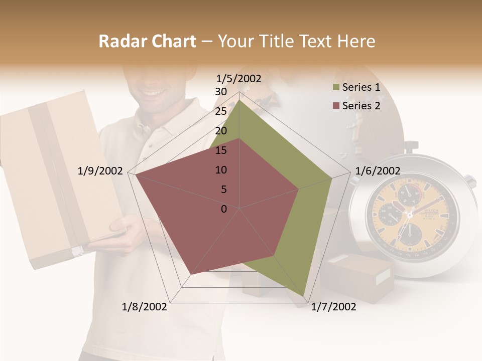 Courier Delivery Good On Time PowerPoint Template