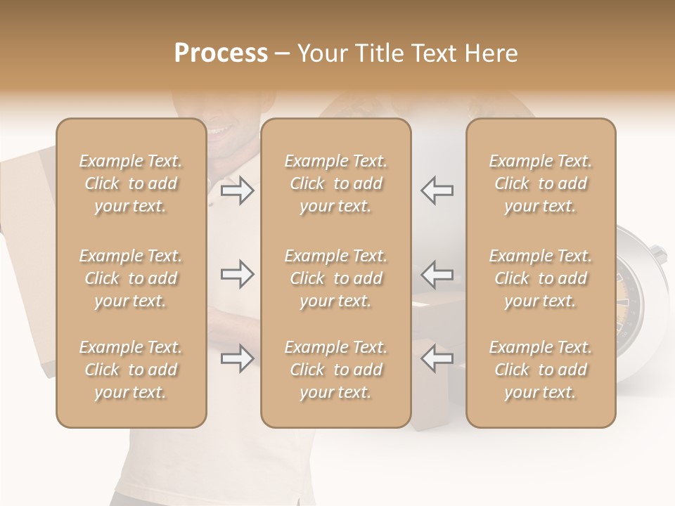 Courier Delivery Good On Time PowerPoint Template
